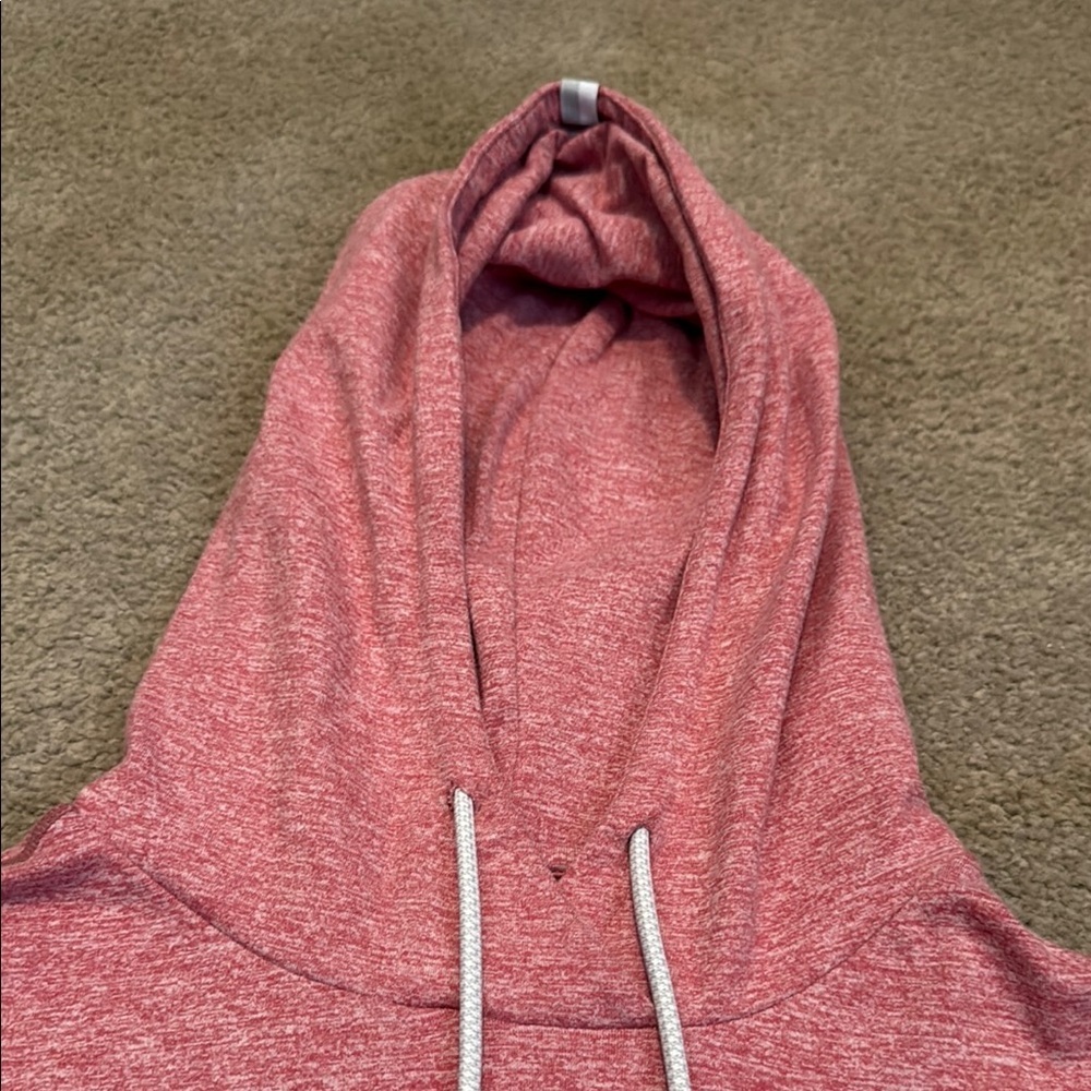 Rhoback Red Heathered Hoodie Relaxed Fit - Picture 2 of 10